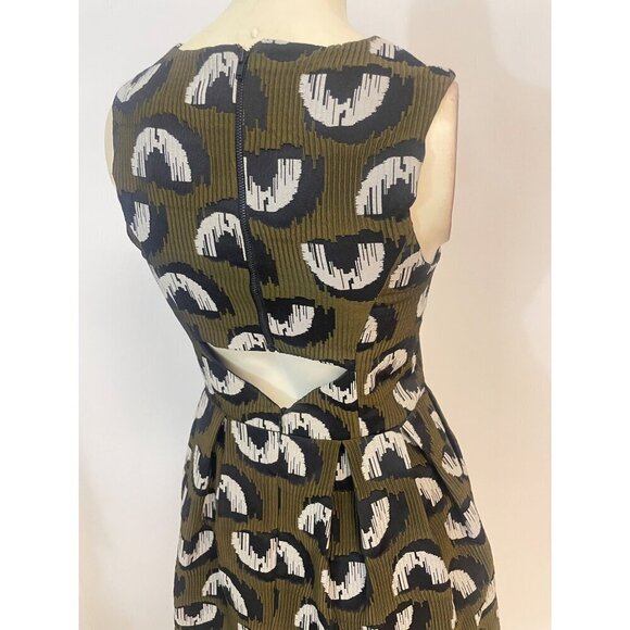 Anthropologie Hunter Dixon by Hunter Bell Adete Structured Jacquard Dress 0 - Picture 5 of 7